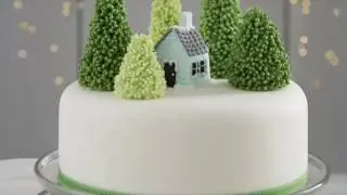 Simple Christmas Cake Designs