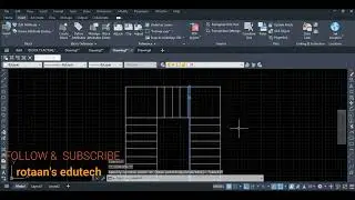 staircase design is AutoCAD