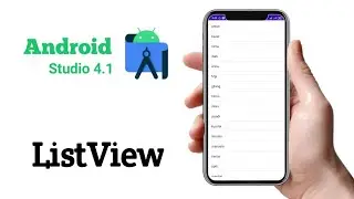 Tutorial ListView in Android Studio 4.1