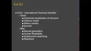 Cheminformatics, Encodings SMILES & InChI