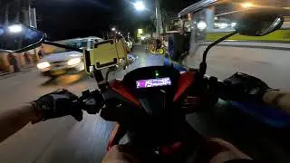 GOPRO HERO 8 BLACK NIGHT TEST STANDARD SETTING MOTOVLOG