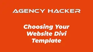 Choosing Your Website Divi Template