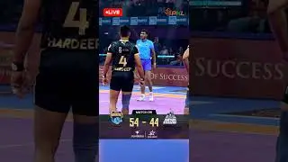 Devank Bold Celebration Against Manpreet Singh and Haryana Steelers | PKL Season 12 | #Shorts