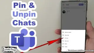 Как закрепить или открепить чаты в Microsoft Teams