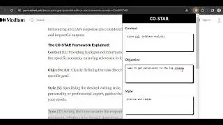 Prompt Generation 101 | CO-STAR Framework