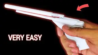 How to make a paper gun in easy way | Very easy paper gun