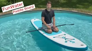 FunWater Inflatable Stand Up Paddle Board with Accessories #PaddleBoard #SUPAdventure #FunWater