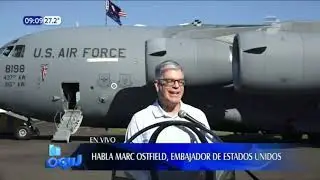 Exhiben avión militar de EE.UU. en el Centenario de la Fuerza Aérea Paraguaya