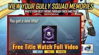 PARTNER IN CRIME TITLE PUBG|| FREE TITLE FOR EVERYONE|| #pubg #pubgm
