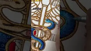 New Healing Art In Progress - Caduceus and Medicine Wheel