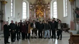 Hubertusmesse in der Wallfahrtskirche Dreifaltigkeitsberg, Spaichingen am 29.10.2023