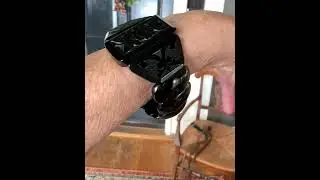 Antique Victorian Wide Carved Whitby Jet Bracelet