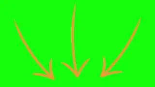 3 Animated Pointing Arrows | 4K Green Screen for Tutorials & Presentations (No Copyright)