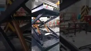 OLSLİFT - MAKASLI Y&Uuml;K PLATFORMU - EXPORT TO POLAND SCISSOR CARGO LİFT