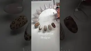 Animal print designs #nails #nailart