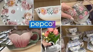 Nowości w Pepco 🌸Wiosenna zastawa /Urocze filiżanki w kształcie kwiatów🌸