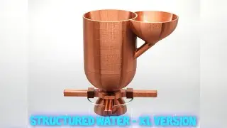 Large version of my water structuring device with a bowl magnet array