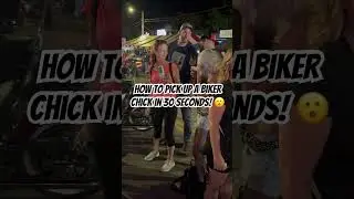 Picked Up a Biker Chick in 30 Seconds! 😮