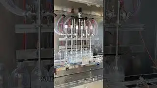 Large Volume Filling Machine(With Diving Nozzles) #fillingmachine #filling #machine