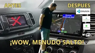 &iexcl;La Mejor Pantalla Android Para Tu Coche! Review DYNAVIN 9 Premium Flex VW Sharan y Seat Alhambra