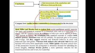 VCE ENGLISH: COMPARATIVE TEXT ANALYSIS (Part 7)