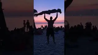 Sun set on the zen beach
