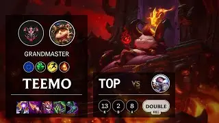 Teemo Top vs Fiora - EUW Grandmaster Patch 10.25b