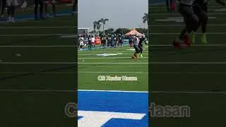 CB Xavier Hasan shows off his talent & Patience #recruiting #UANext