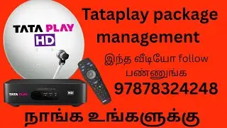 Tata Play Channel Management Guide | Add & Drop Channels Easily Tamil, TAMILDTHINFO 