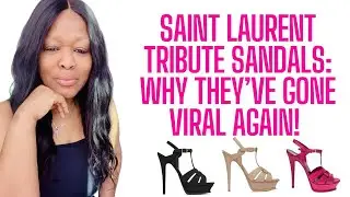 Saint Laurent Tribute Sandals The #1 Ultimate Luxury Purchase 👣 Must See! 🥰