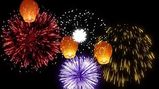 Diwali fireworks background video editing || HD Diawali festival background fireworks ||
