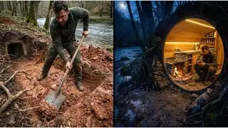 I Built a Luxury House Hidden Under a River