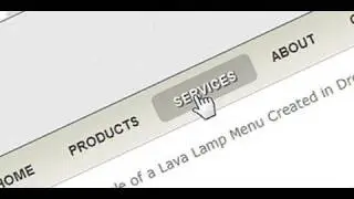 jQuery Horizontal Navigation Menu  - Lavalamp 1 of 2
