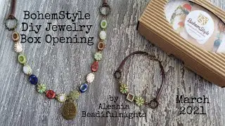 BohemStyle Diy Jewelry Box Opening March 2021