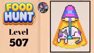 Food hunt pixel puzzle level 507 solution and walkthrough for gameplay 