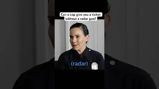 Can a cop give you a speeding ticket without a radar gun? #police #interview