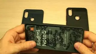 Накладка для Xiaomi Redmi Note 5 Carbon видеообзор