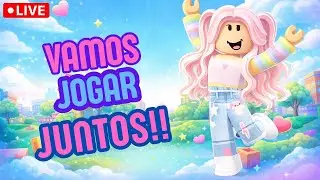 LIVE DE ROBLOX MÓ DA HORA!! VEM JOGAR COM A GENTE!! 🔴