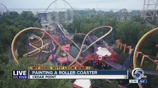 Live on Five: Painting a Cedar Point roller coaster