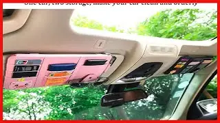 Car Sun Visor Organizer That Keeps Your Essentials Neat And Your Drive Stress Free