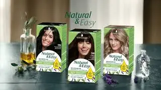 Natural & Easy - Naturligt f&auml;rgresultat och ingredienser av naturligt ursprung