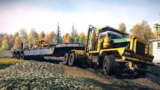 SnowRunner| Delivering Oil Rig Drill | #g29 #snowrunner4k #g29gameplay