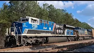 CSX 3194 Spirit of Law Enforcement leads M542 in Talbotton, GA and more! 1/7/2026