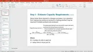 Chapter 4 Video Part 2 -- Capacity Planning Tools