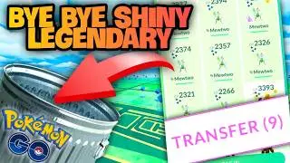 *TIME TO CLEAN OUT SHINY INVENTORY DURING SLOW TIMES* Pokemon GO clean up