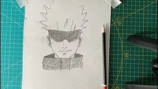 How to draw gojo satoru easy for beginners | anime drawing tutorial