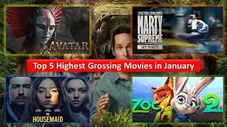 Top 5 highest grossing movies in January