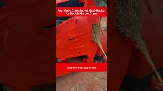 Yuantai Crane &ndash; Four-Rope Heavy-Duty Clamshell Grab Bucket