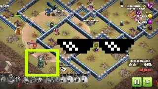 99% Clan War Attack Bad Luck ☠️💀😞 Clash of Clans COC