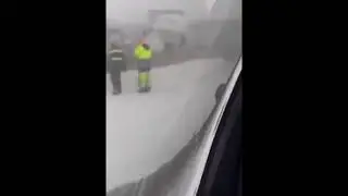 Biden declares state of emergency in New York state due to snow storm disaster.